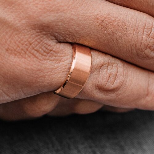 Simple-Rose-Gold-Band-Ring-For-Men
