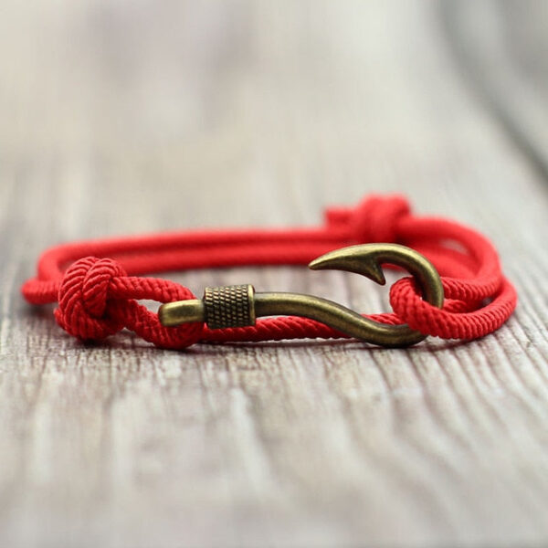 Fish Hook Anchor Bracelet