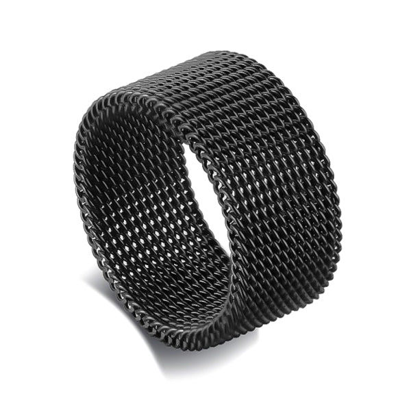 Black Mesh Ring